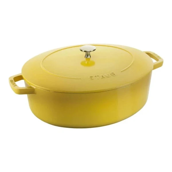 Staub 6.25 Quart Wide Oval Dutch Oven - Red Stick Spice Company Staub 6.25 Quart Wide Oval Dutch Oven - Red Stick Spice Company