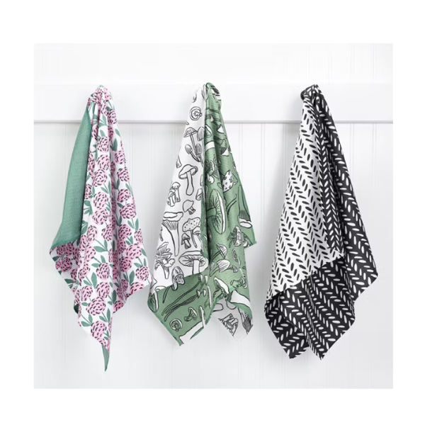 Mu Kitchen Vibe Dual Sided Tea Towels - Red Stick Spice Company