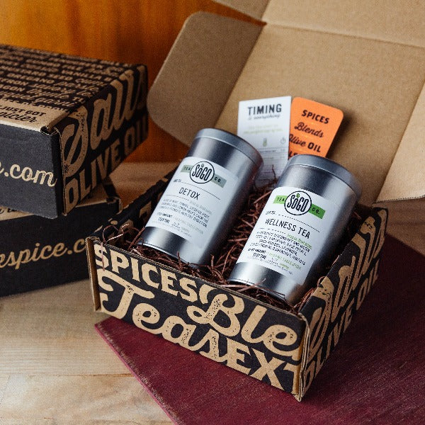 Wellness Tea Gift Box - Premium_Gift Boxes - Red Stick Spice Company