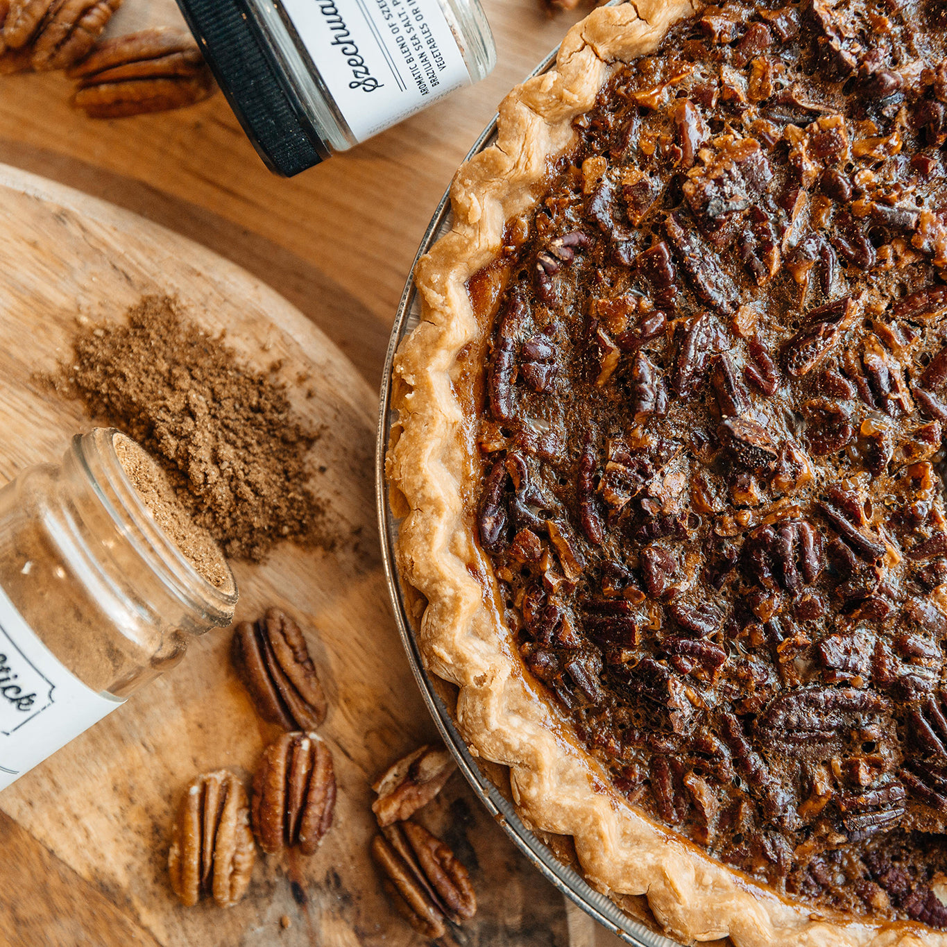 Chinese Five Spice Pecan Pie