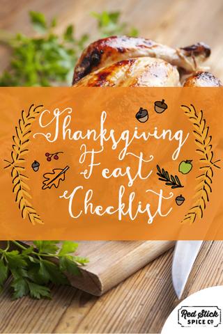 Thanksgiving Feast Checklist