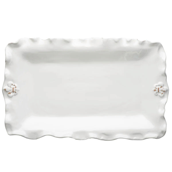 Abigails Fleur de Lis Rectangular Platter