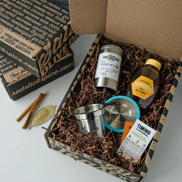 Corporate Gift: Tea, Infuser & Honey Gift Box