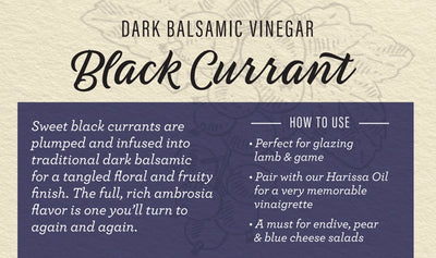 Black Currant Balsamic Vinegar