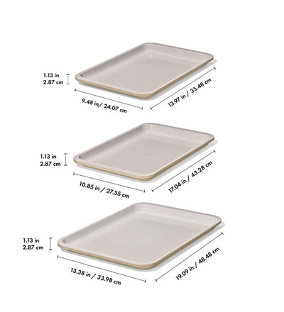 OXO Good Grips Non Stick Ceramic Coated Bakeware Three Piece Set