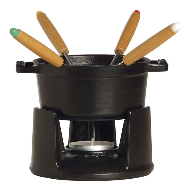 Staub Mini Cocotte Fondue Set