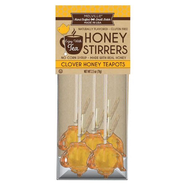 Melville Candy Honey Stirrers, Package of 5