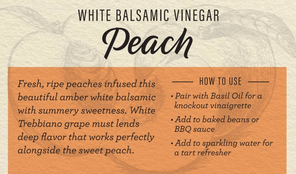 Peach Balsamic Vinegar
