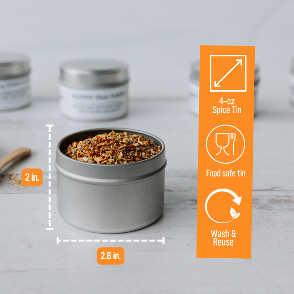 Empty Spice Jars & Tins