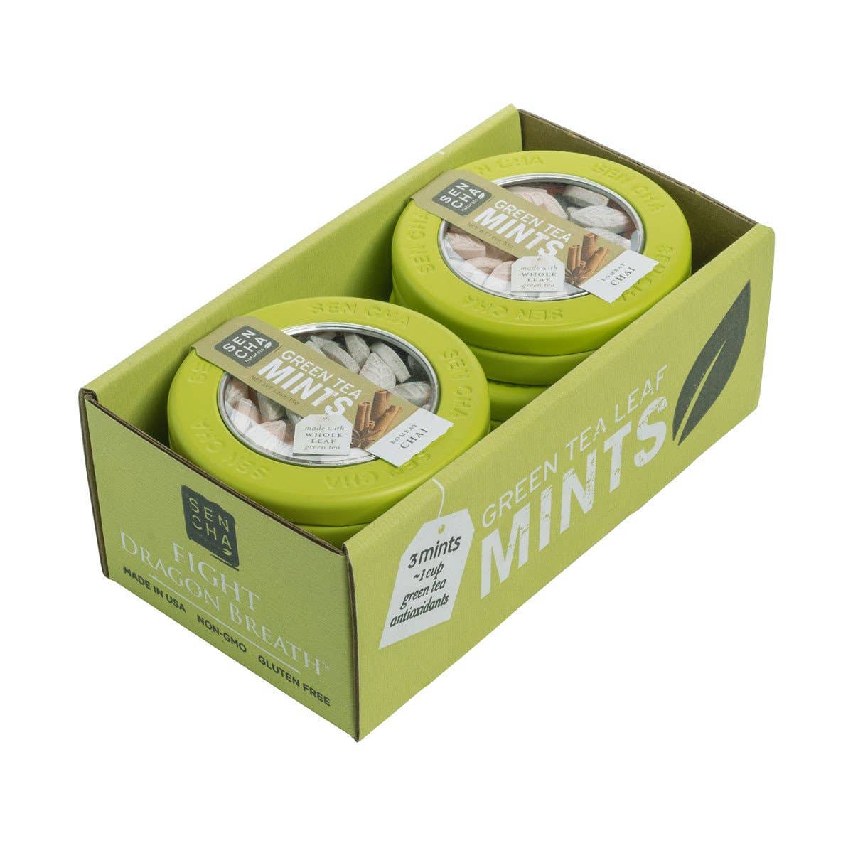 Green Tea Mints Canisters - Bombay Chai Flavor