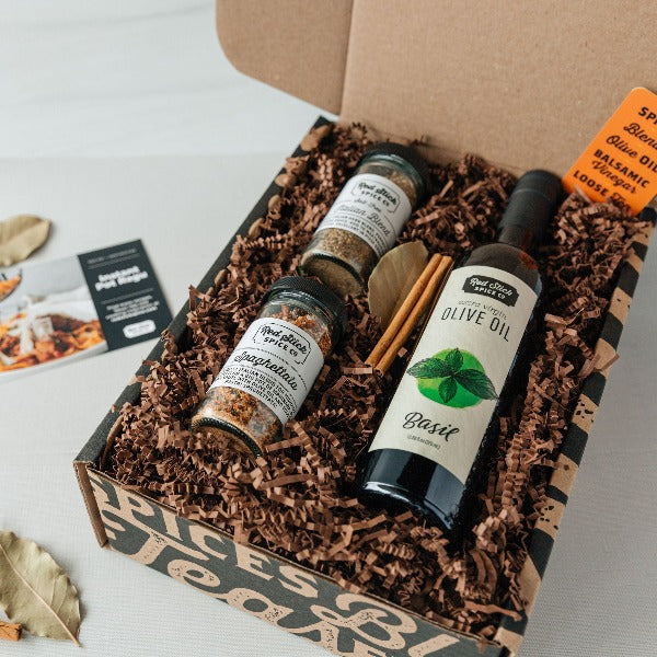 Basil Oil & Spice Blend Box