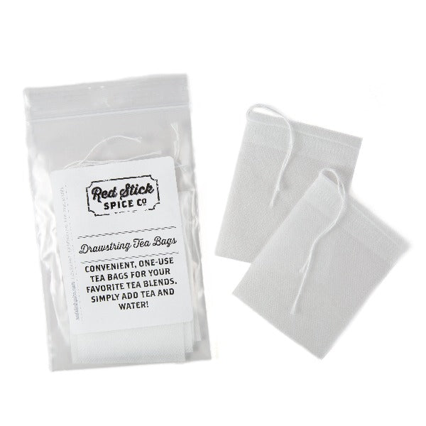 Drawstring Tea Bags - Teaware - Red Stick Spice Company