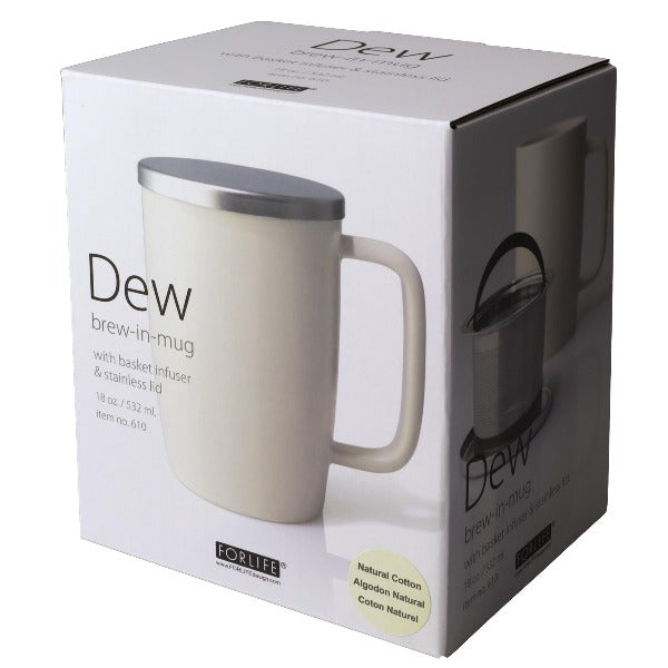 Dew Mug with Infuser & Lid 18oz - Teaware - Red Stick Spice Company