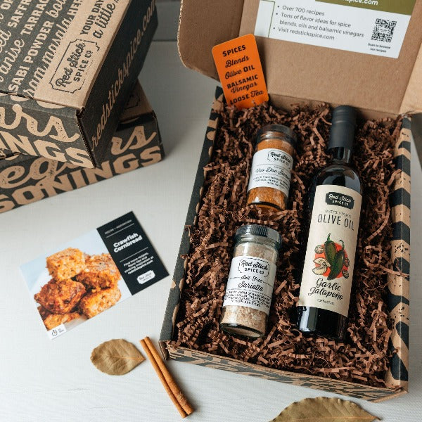 Corporate Gifts: Cajun Creole Oil & Spice Blend Box