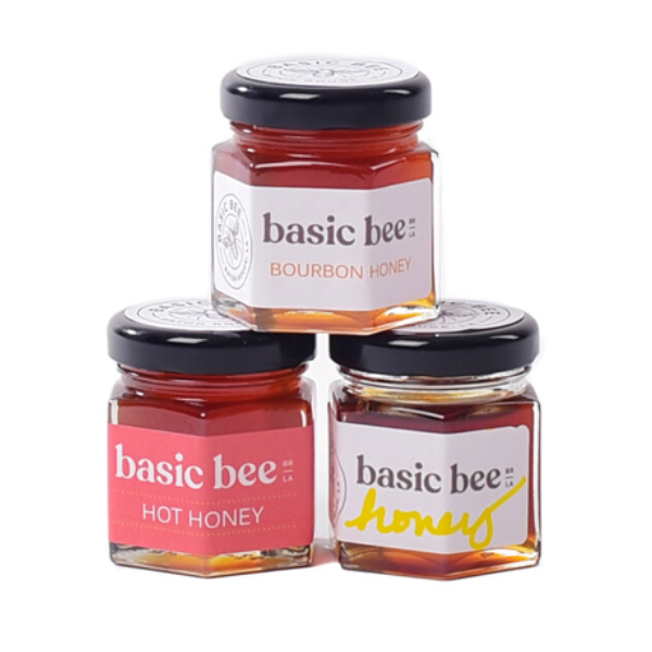 Basic Bee Honey Mini Jars