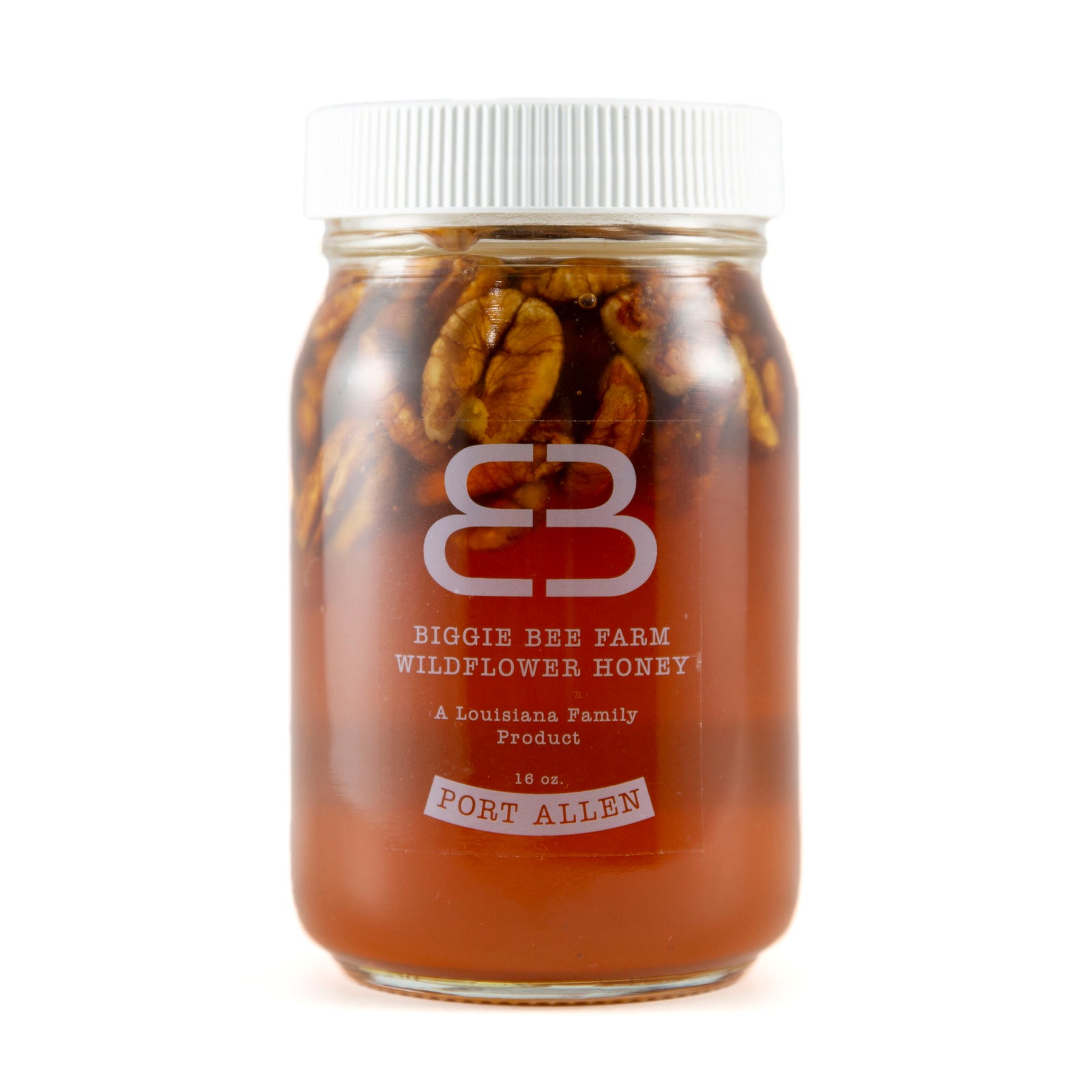 Biggie Bee Honey with Pecans - Premium_Spices - Red Stick Spice Company