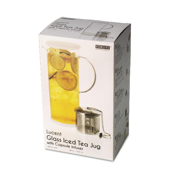 Lucent Tea Jug with Capsule Infuser - Teaware - Red Stick Spice Company